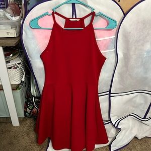cute red dress